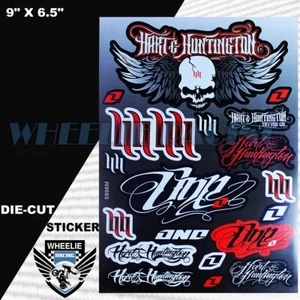 MOTOCROSS MOTO DIRT BIKE CASCO ATV PATROCINADOR LOGO CALCOMANÍA DE CARRERA #96MRQ - Imagen 1 de 1