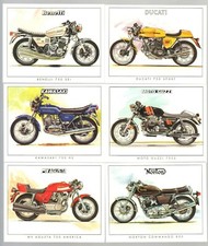 CIGARETTE/TRADE/CARD. Golden Era. SUPERBIKES OF THE 70's.(2000).(Full Set of 12)