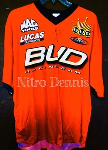 Camiseta NHRA Kenny Bernstein EQUIPO Carrera Usada BRANDON Top Combustible Crew “Rara” - Imagen 1 de 4