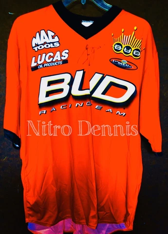 NHRA Kenny Bernstein TEAM Race Worn BRANDON Top Fuel CREW Shirt JERSEY “Rare” Cover