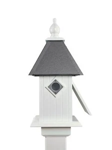 Cathedral Birdhouse Handmade Side Opening, Metal Predator Guards, Choose Roof C - Picture 1 of 18