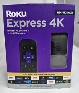 Roku Express Lettore multimediale streaming 4K HD/4K/HDR Nero - Foto 1 di 1