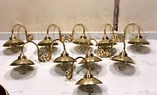 Nautical Interior Decoration Vintage Style Brass Bulkhead Wall Light with Shade