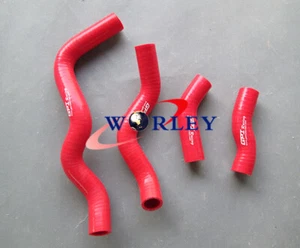 Silicone Radiator Hose for Kawasaki KLX250 KLX250S 1993-2010 1994 1995 1996 RED - Picture 1 of 2