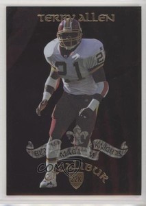 1997 Collector's Edge Excalibur 22K Knights Magnum Black /250 Terry Allen #22