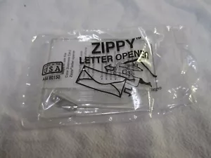 Qty (1) VINTAGE BLANK ZIPPY Business Card Letter Opener Advertising Photos Promo - Picture 1 of 11