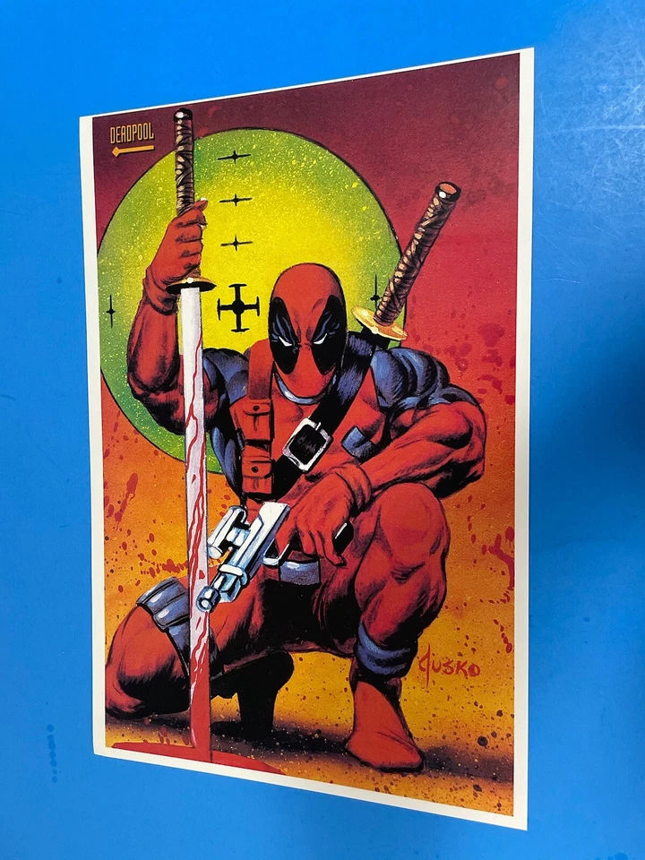 КОМИКСЫ MARVEL DEADPOOL X-FORCE X-MEN ПЛАКАТ PIN UP JOE JUSKO НОВЫЙ. - Изображение 1 из 4