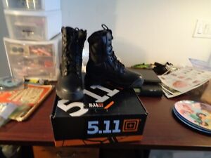Womens 5.11 ATAC 8" Leather Tactical side zip boots size 6 1/2 R NEW