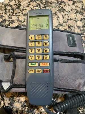 TELÉFONO BOLSA CELULAR RADIOSHACK de colección 17-1006 Tandy CT-1033 enciende Foto 1 de 4