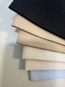 Cross Stitch Fabric 14Ct Aida Charles Craft LOT OF 6 Rolls-Cotton-15”X18” READ - Picture 1 of 8