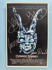 DONNIE DARKO MOVIE POSTER 11x17 SIGNED BY 4 AUTHENTICATED wCOA FREE SHIPPING - Picture 1 of 3