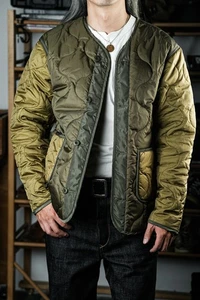 SIMONS Men's US Army Military M-65 Liner Coats Winter M65 Quilted Field Jacket - Picture 1 of 18