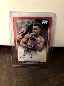 2024 Topps Chrome Boxing Errol Spence Jr /5 Red Auto Mint Condition - Picture 1 of 2