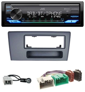 JVC Bluetooth DAB USB MP3 Autoradio für Volvo S60 S70 C70 V70 00-03 dunkelgrau - Bild 1 von 9