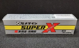 Cemedine Black Super X 8008 Adhesive Black 135ml 170g AX-123 F/S - Picture 1 of 2