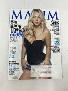 Maxim Magazine #147 March 2010 Big Bang Penny Theory Kaley Cuoco BBT Beer Pong - Picture 1 of 2