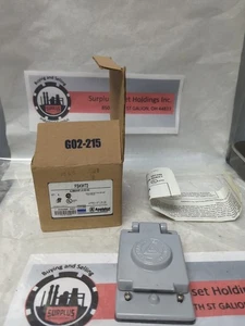 APPLETON,FSKWT2,SINGLE COVER FOR TOGGLE SWITCHES 1-19/32" OPENING NOS - Picture 1 of 5