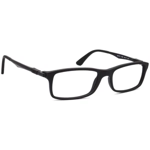 Ray-Ban Eyeglasses RB 7017 5196 Matte Black Rectangular Frame 54[]17 145 - Picture 1 of 6