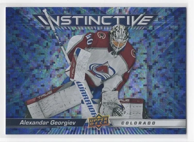 #IN-9 Alexandar Georgiev 2023-24 Upper Deck Instinctive Sparkle Colorado - Image 1 of 2