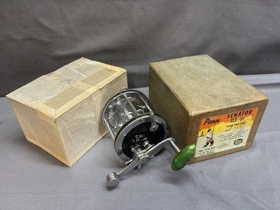 Carrete de peces de juego Penn Senator 113S 4/0 de colección con caja hecho en EE. UU. Foto 1 de 4