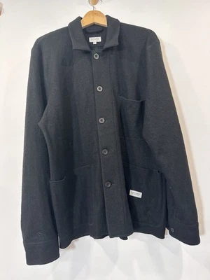 Banks Journal Wool Blend Overshirt Shacket Black Size Large - Image 1 of 4