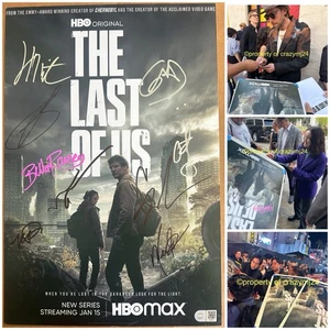 9 Signed The Last Of US Bella Ramsey Kaitlyn Dever Troy Baker Gustavo Autograph - Picture 1 of 11
