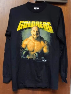 NEW Vintage WCW 1990 Goldberg Wrestling Long Sleeve T-Shirt WWE WWF Size Adult M - Picture 1 of 1