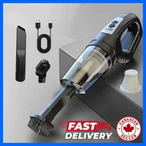 Mini Cordless Handheld Vacuum, Rechargeable Car Vacuum Cleaner With 120W Power - Picture 1 of 12
