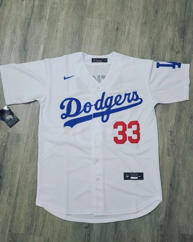 James Outman #33 White Los Angeles Dodgers Jersey Cover