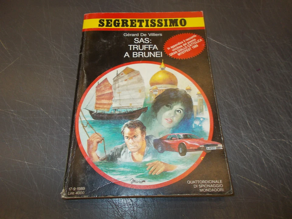 SEGRETISSIMO SAS MONDADORI N.1132.GERARD DE VILLIERS:TRUFFA A BRUNEI.1989 OK! - Immagine 1 di 1