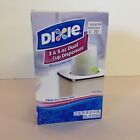 2005 NOS Dixie 3 and 5 oz Dual Cup Dispenser in Box Unopened Blue Chrome Flip