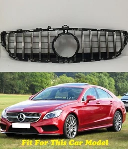 Front Sport Grille Chrome GT Look FOR '2016-'2018 Mercedes Benz W218 CLS Class - Imagen 1 de 5