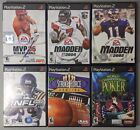 6X Complete (PlayStation 2) Sports Games - Untested