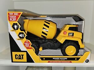 Cat Construction Power Haulers Cement Mixer, Yellow
