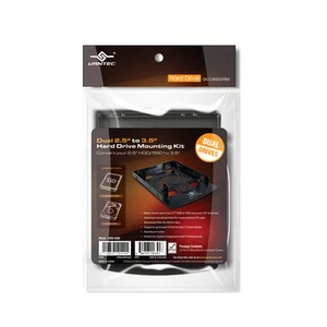 Vantec Dual 2,5" bis 3,5" Festplattenmontageset - Bild 1 von 3