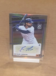 2020 Panini Donruss Optic Signature Series Holo Prizm Eric Haase #SS-EH Auto RC - Foto 1 di 2