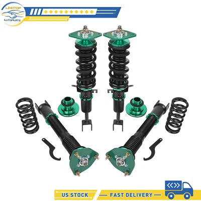 Coilover Struts Shocks Suspension Springs For Nissan 350Z 2003-2008 Adj Height Foto 1 de 4
