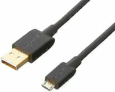 AmazonBasics 7T9MV4 6 ft USB 2.0 A-Male to Micro B Charger Cable - Black - Image 1 of 1