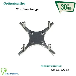 Ortodoncia Mano Utensilio Soporte Posicionamiento Estrella Boone Medidora Nuevo - Bild 1 von 3