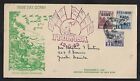 PHILIPPINES JAPANESE OCCUPATION OVPT STAMPS ON FIRST DAY COVER 1943