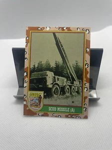 50 SCUD 1991 misil (A) Topps tormenta del desierto tarjeta coleccionable TC CC - Imagen 1 de 2