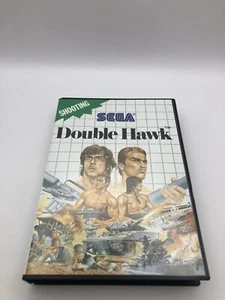 Double Hawk Sega Master System W/Manual 8 Bit Retro VGC 1990 #1118 - Picture 1 of 13