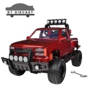 MOTORMAX OFF ROAD 1992 GMC SIERRA GT PICK UP TRUCK 1/24 DIECAST RED 79136 - Picture 1 of 2