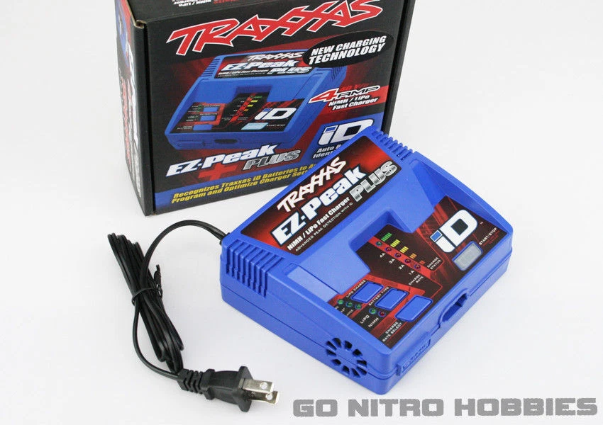Traxxas 2970 EZ-Peak Plus 4amp 5-8 Cell NiMH / 2S-3S LiPo AC Fast Charger w/ ID - Image 1 of 4