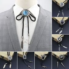 Western Cowboy Necktie -  Mint Green Black Bolo Ties Unisex Fashion Accessory