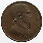 Warwickshire County Isaac Perrins Penny Token 1789  D&H 13