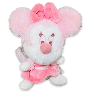 Disney Gund My First Minnie Mouse Bebé Sonajero Peluche 6.5” Rosa Blanco Juguete - Imagen 1 de 5