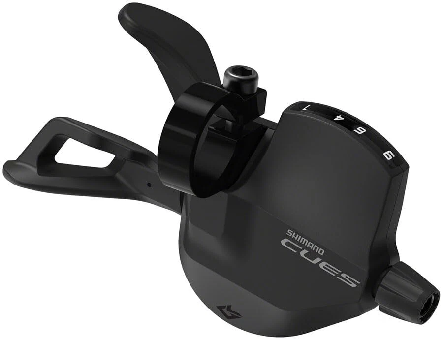 SHIMANO CUES SL-U4010-9R Shifter - Right, 9-Speed, Rapidfire Plus, Optical Gear - Image 1 of 1
