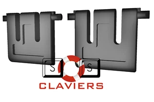 Redragon K589 RGB Shrapnel Keyboard Spare Replacement Tilt Leg Stand Foot Feet - Picture 1 of 3