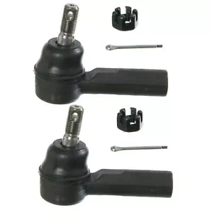 Pair Set of 2 Outer Steering Tie Rod Ends Moog for Nova Prizm xA Celica RAV4 - Picture 1 of 1